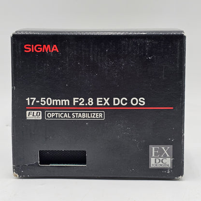 Sigma 17-50mm f/2.8 EX DC OS HSM Lens for Nikon