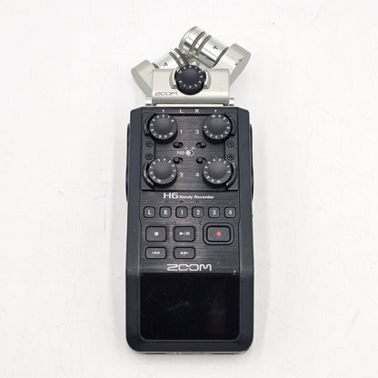 ZOOM Portable All Black Digital Audio Recorder H6