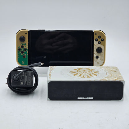 Nintendo Switch OLED Video Game Console HEG-001 Gold Zelda Tears Edition