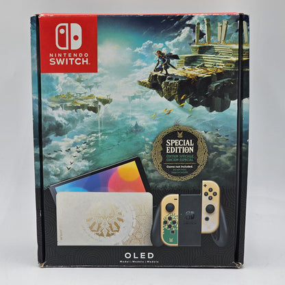 Nintendo Switch OLED Video Game Console HEG-001 Gold Zelda Tears Edition