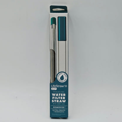 New LifeStraw SIP Water Filter Straw Blue
