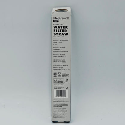 New LifeStraw SIP Water Filter Straw Blue