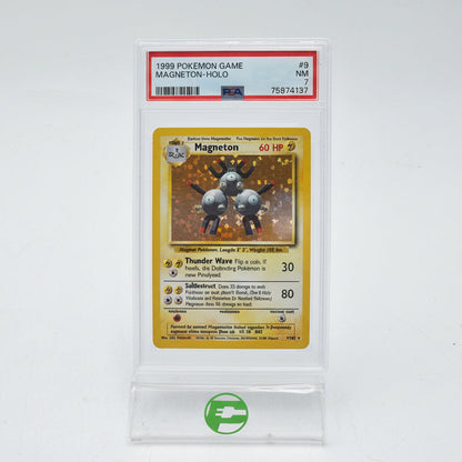 Pokémon TCG Base Set Magneton 9/102 English Graded 7