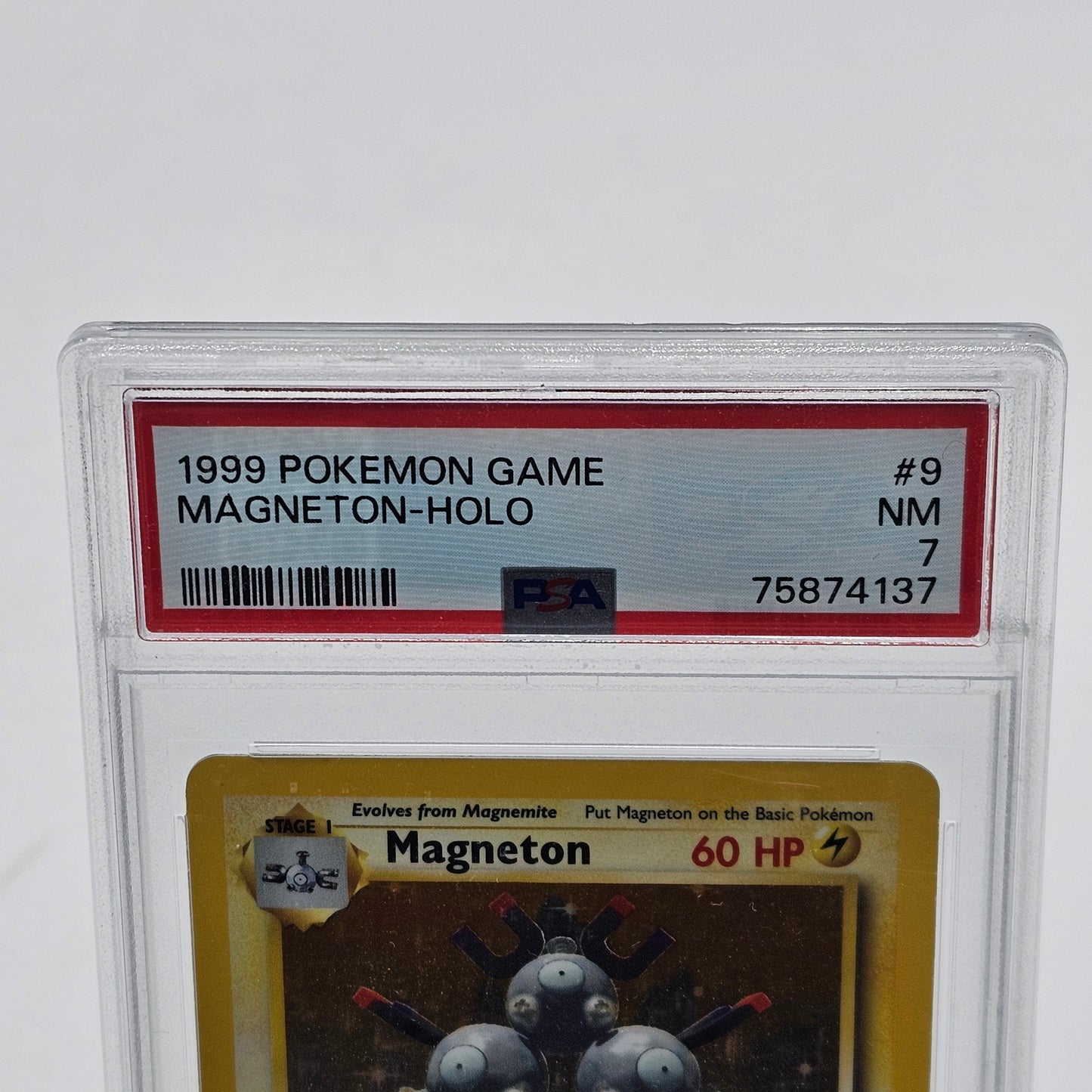 Pokémon TCG Base Set Magneton 9/102 English Graded 7