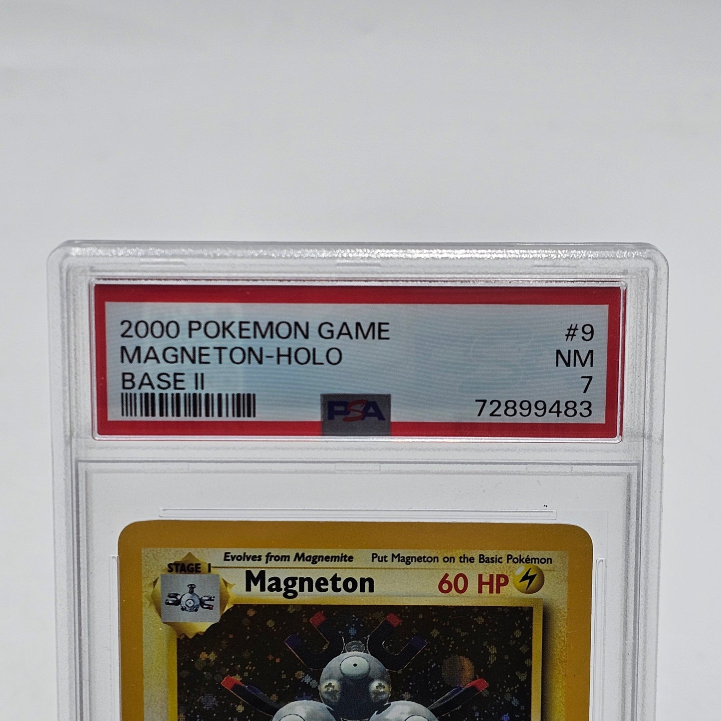 Pokémon TCG Base Set Magneton 9/102 English Graded 7