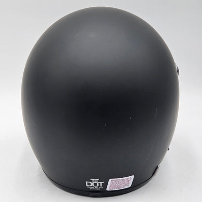 New Simpson Motorcycle Helmet Black M30 LARGE