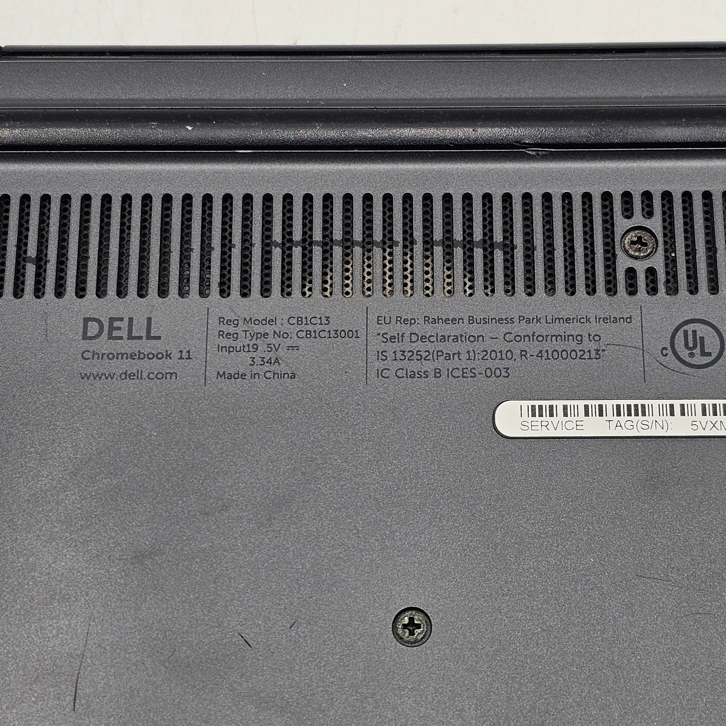 Dell Chromebook 11 CB1C13 11.6" Intel Celeron 2GB RAM 16GB SSD