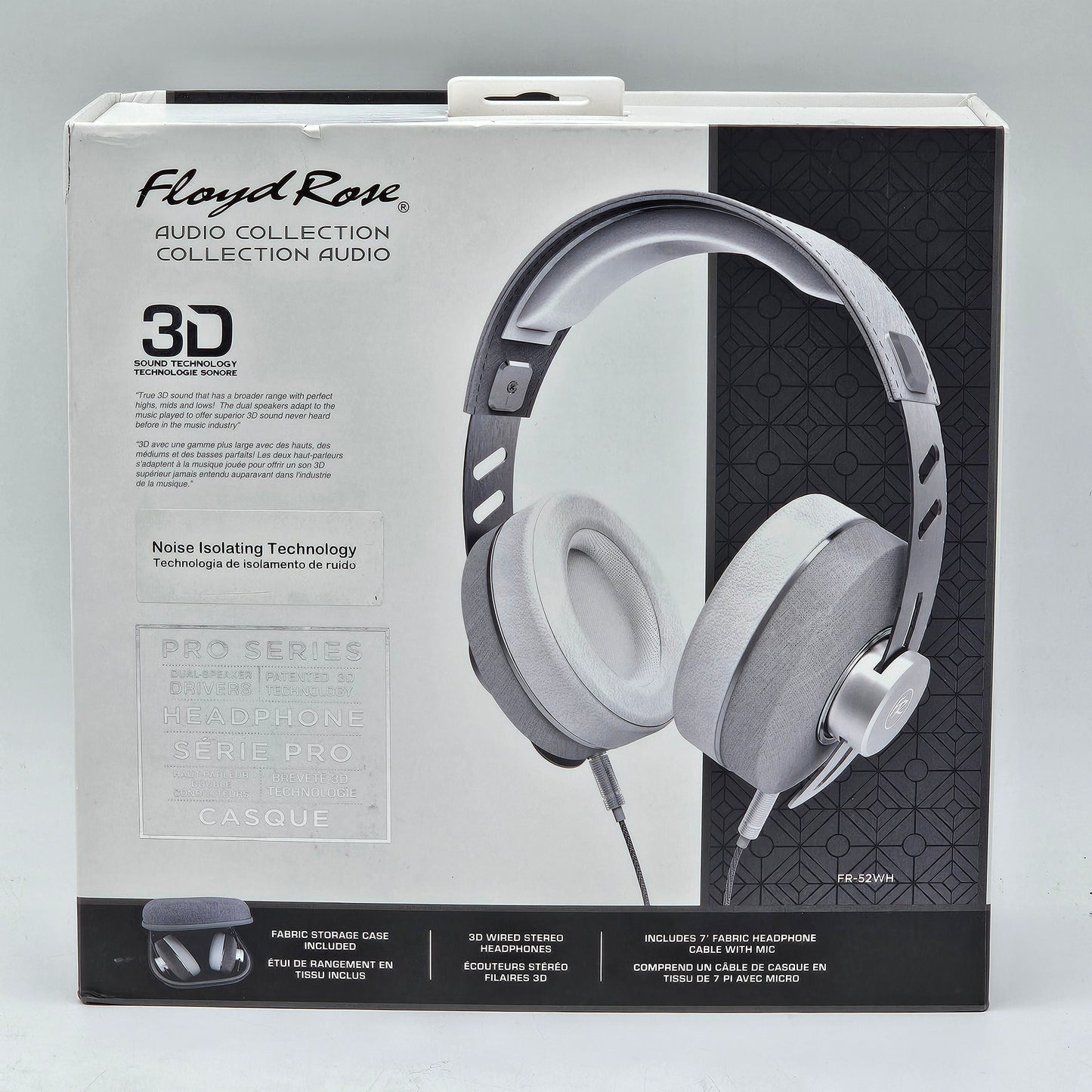 Floyd Rose Headphones Built In Microphone FR-52WH