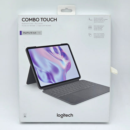 New Logitech Combo Touch for iPad Pro 13-inch Detachable Keyboard and Trackpad