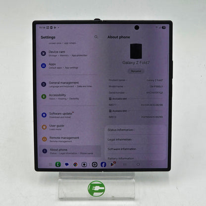 Unlocked Samsung GALAXY FOLD7 16GB RAM 1TB SM-F966U1 Jetblack