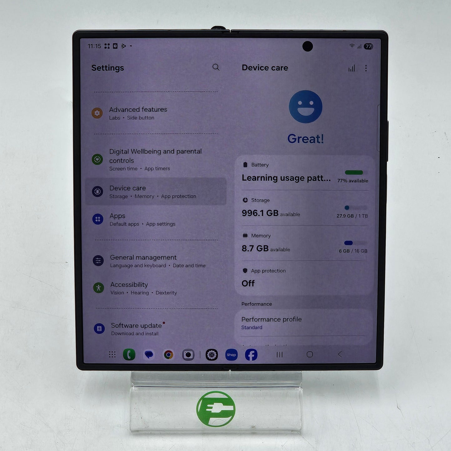 Unlocked Samsung GALAXY FOLD7 16GB RAM 1TB SM-F966U1 Jetblack