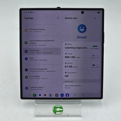 Unlocked Samsung GALAXY FOLD7 16GB RAM 1TB SM-F966U1 Jetblack