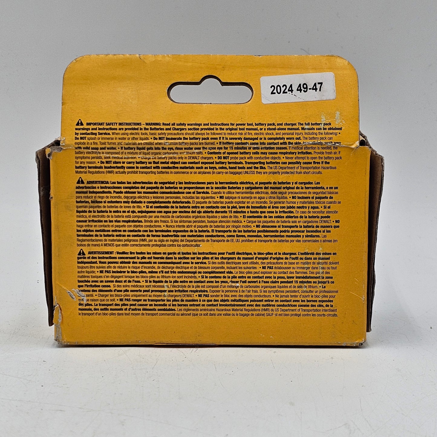 New DEWALT 20V MAX XR POWERSTACK 3.5Ah Battery DCBP320