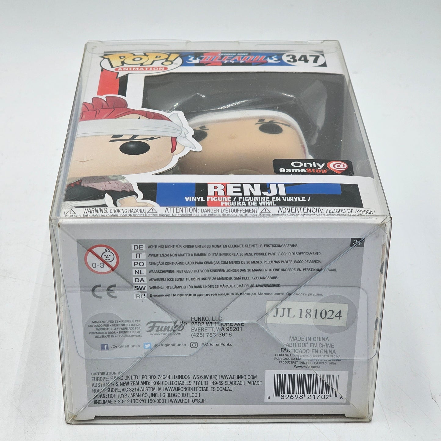 New FUNKO Pop Bleach Renji Gamestop Exclusive 347