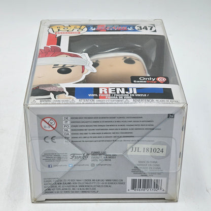 New FUNKO Pop Bleach Renji Gamestop Exclusive 347