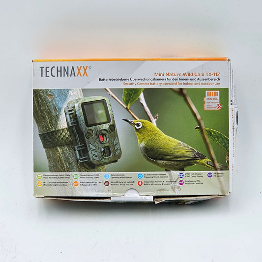 New TECHNAXX MINI NATURE WILD CAM TX-117