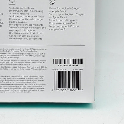 New LOGITECH Logitech Combo Touch iPad 10th Gen Case 920-011433