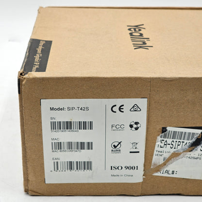 New Yealink Gigabit 12-Line IP Phone SIP-T42S