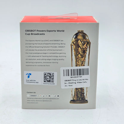 New OBSBOT Tiny 2 Lite AI Powered 4k Webcam