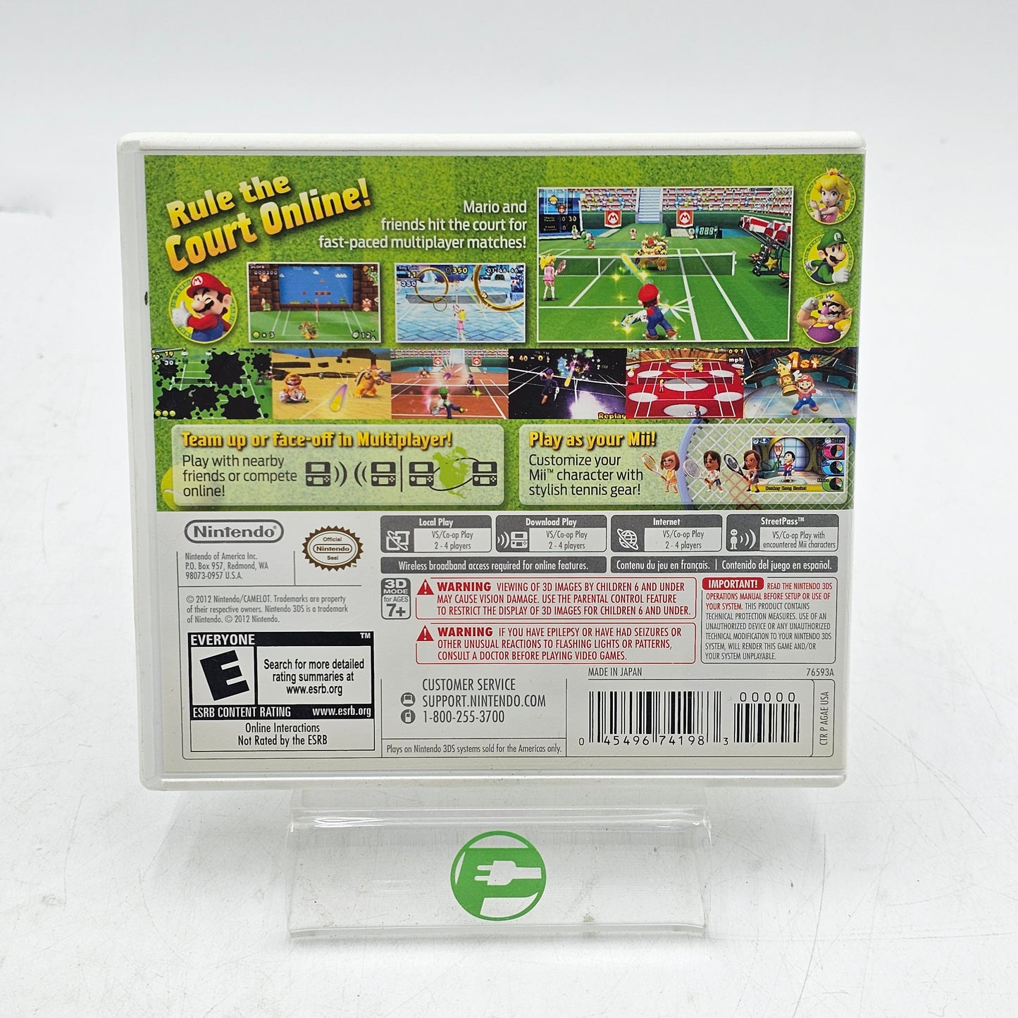 Mario Tennis Open (Nintendo 3DS, 2012)