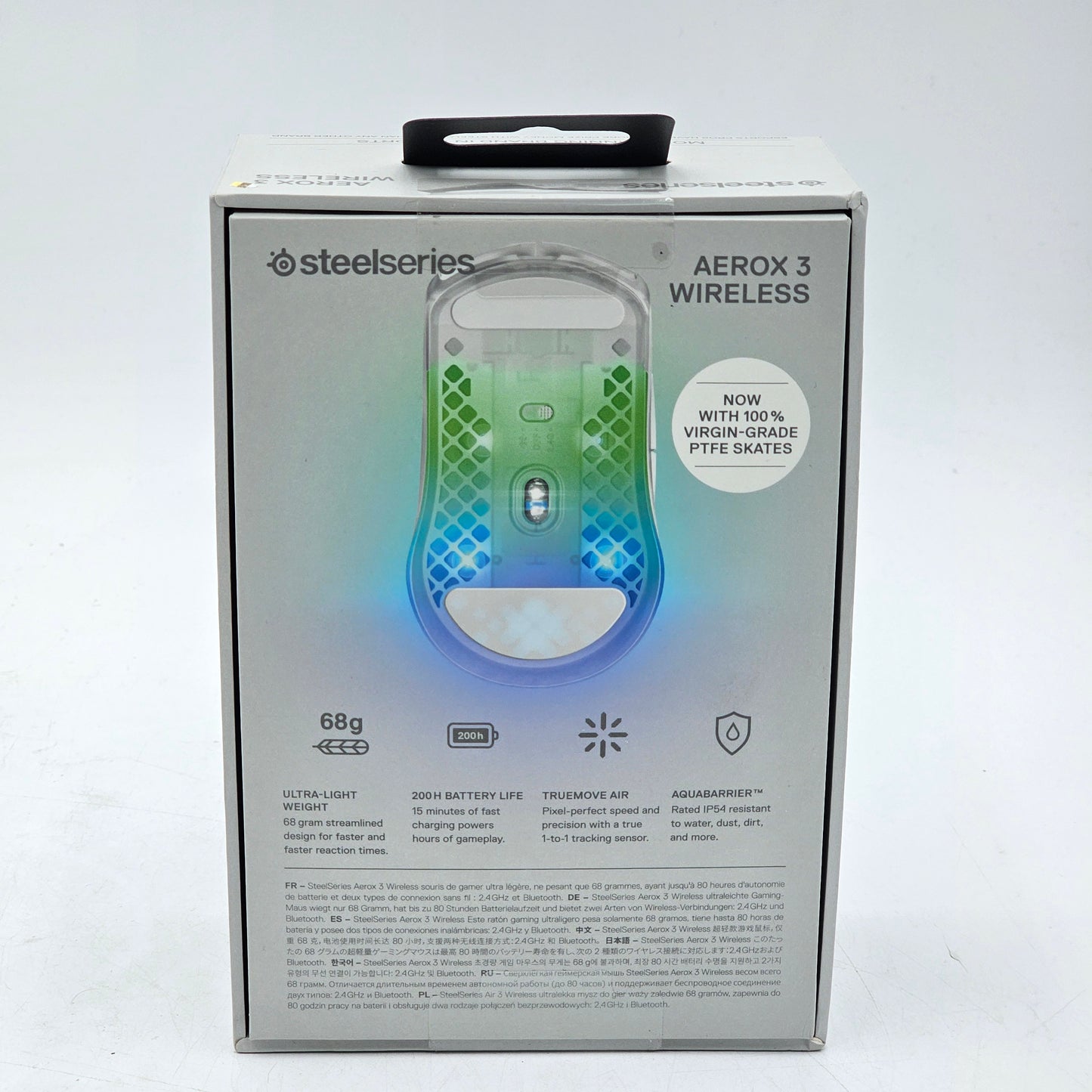 New SteelSeries Aerox 3 Super Light Honeycomb Wireless 62610