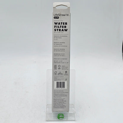 New LifeStraw Water Filter Straw Stainless Steel 95395-KOR-1 Blue