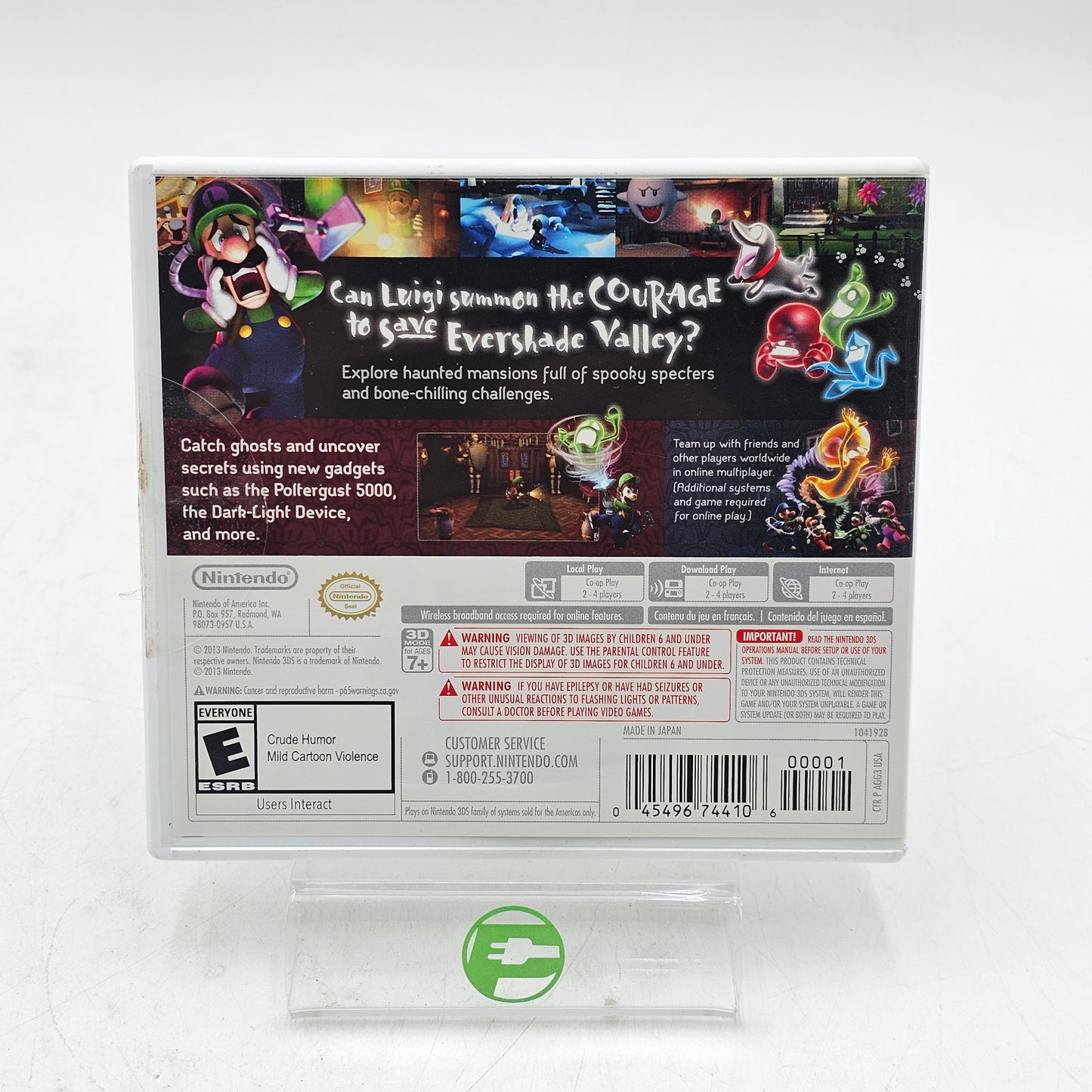 Luigi's Mansion: Dark Moon [Nintendo Selects] (Nintendo 3DS, 2016)