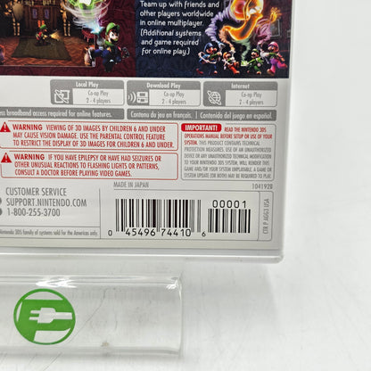 Luigi's Mansion: Dark Moon [Nintendo Selects] (Nintendo 3DS, 2016)