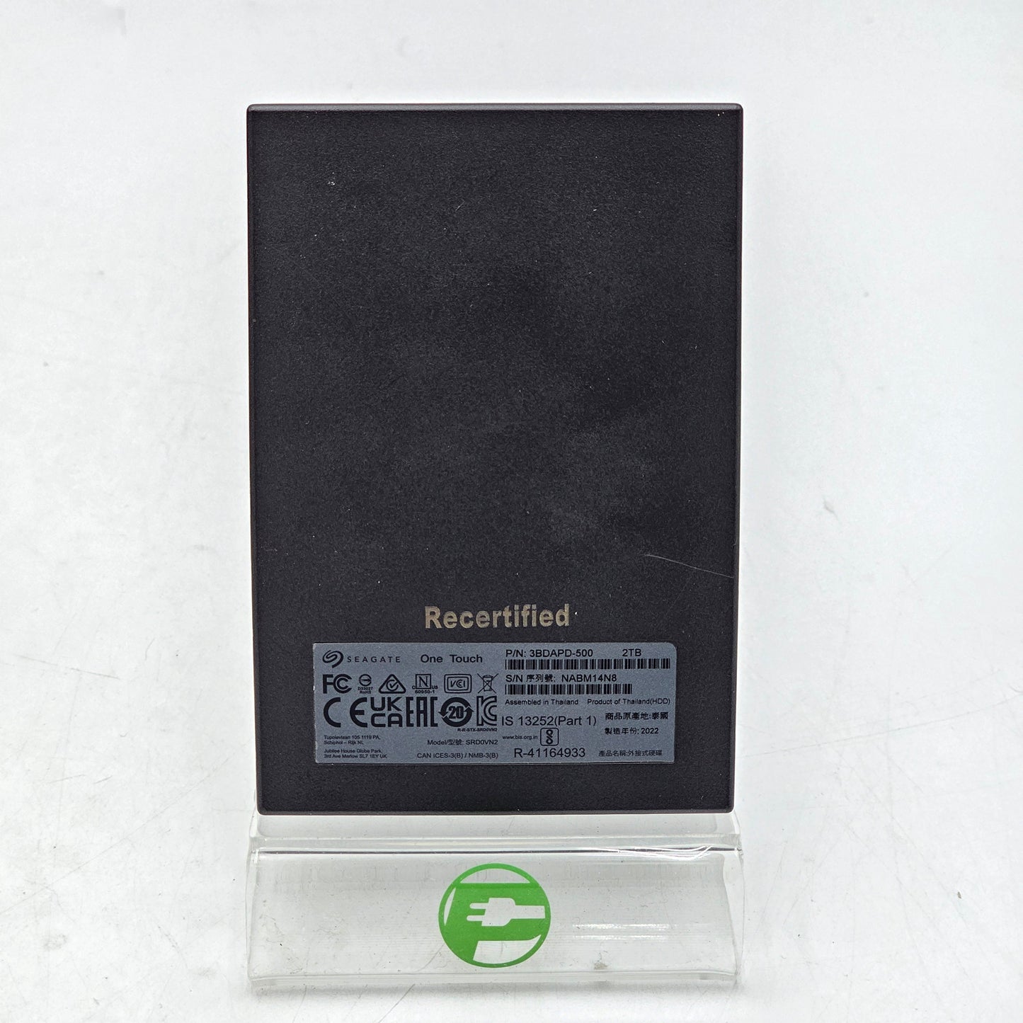 SEAGATE ONE TOUCH 2TB External Hard Drive STKY2000400