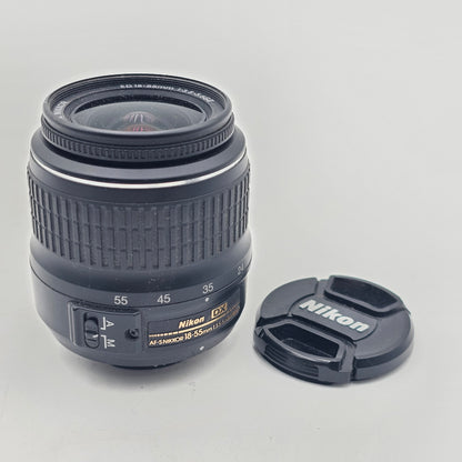 Nikon Standard DX AF-S Nikkor G II ED Camera Lens 18-55mm f/3.5-5.6