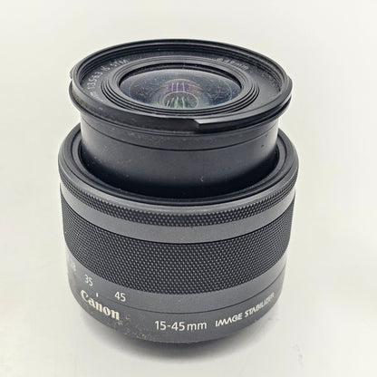 Canon EF-M Zoom Lens 15-45mm f/3.5-6.3 IS STM Auto & Manual Lens,Zoom Lens