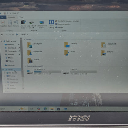 MSI Stealth Pro GS63 15.6" i7-6700HQ 2.6GHz 500GB SSD GeForce GTX 1060