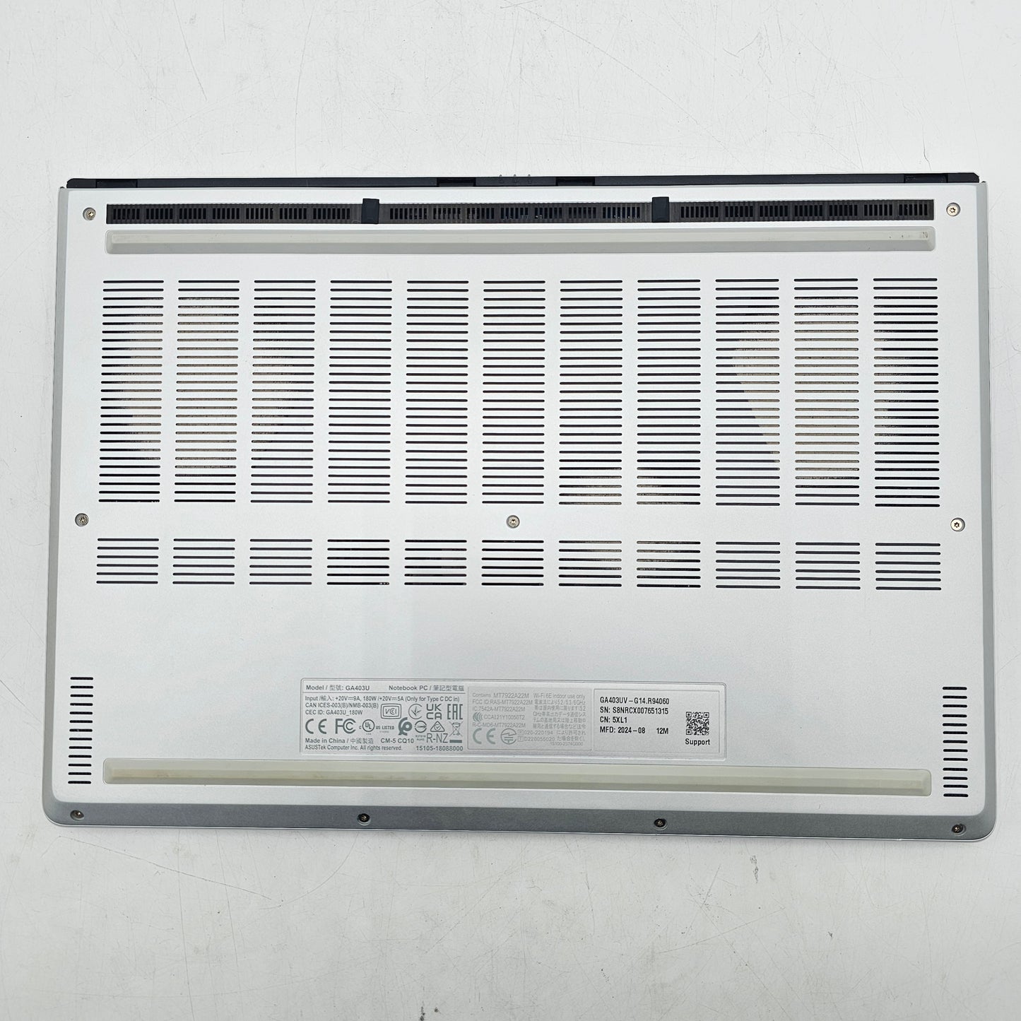 Asus ROG Zephyrus G14 GA403U 14" RYZEN 8945HS 4.0GHz 16GB RAM 1TB SSD RTX 4060