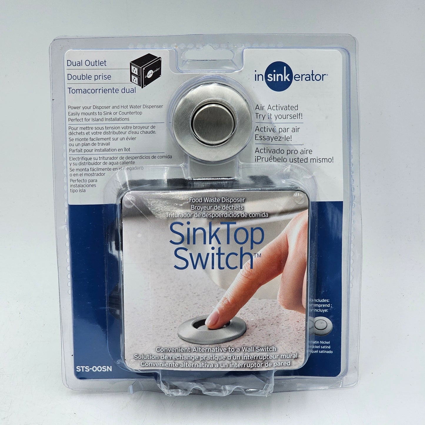 New insinkerator SinkTop Switch Food Waste Disposer STS-OOSN