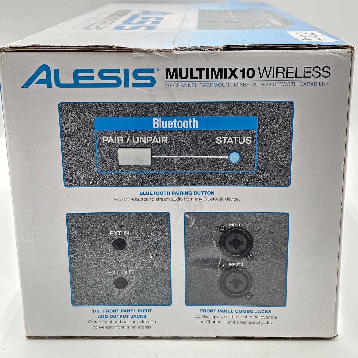 New Alesis MultiMix 10 Wireless Rackmount  10-Channel Mixer with Bluetooth
