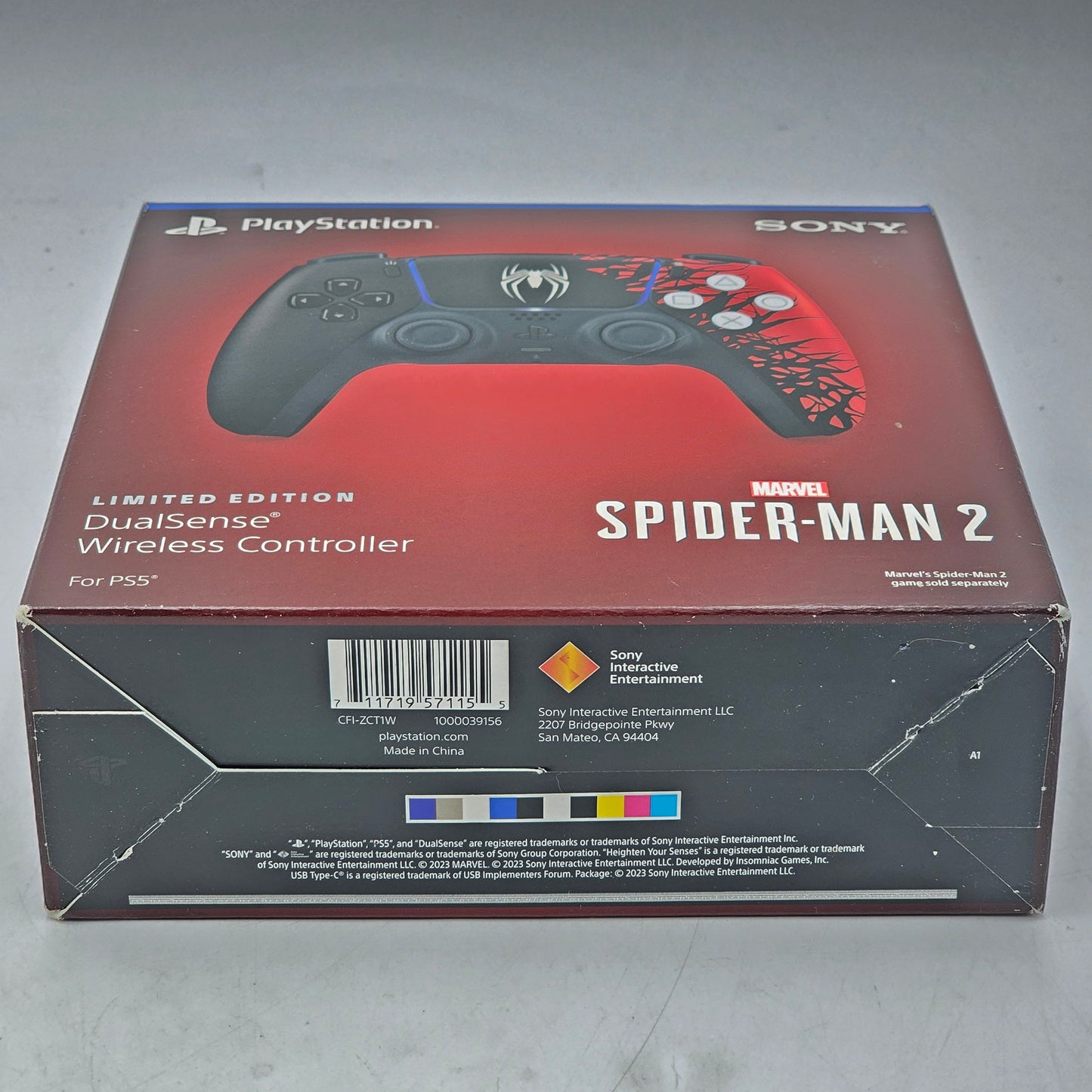 New SONY PLAYSTATION 5 DUALSENSE  SPIDER-MAN 2 CONTROLLER CFI-ZCT1W