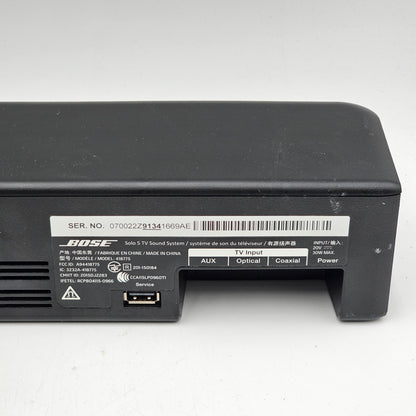 Bose Solo 5 Wireless Bluetooth Soundbar Black 418775