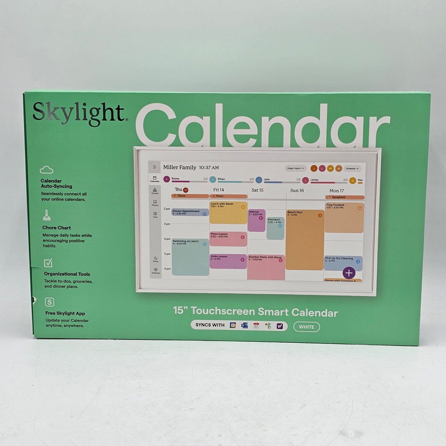 New SKYLIGHT Smart Calendar 15" Touchscreen 150BEBA