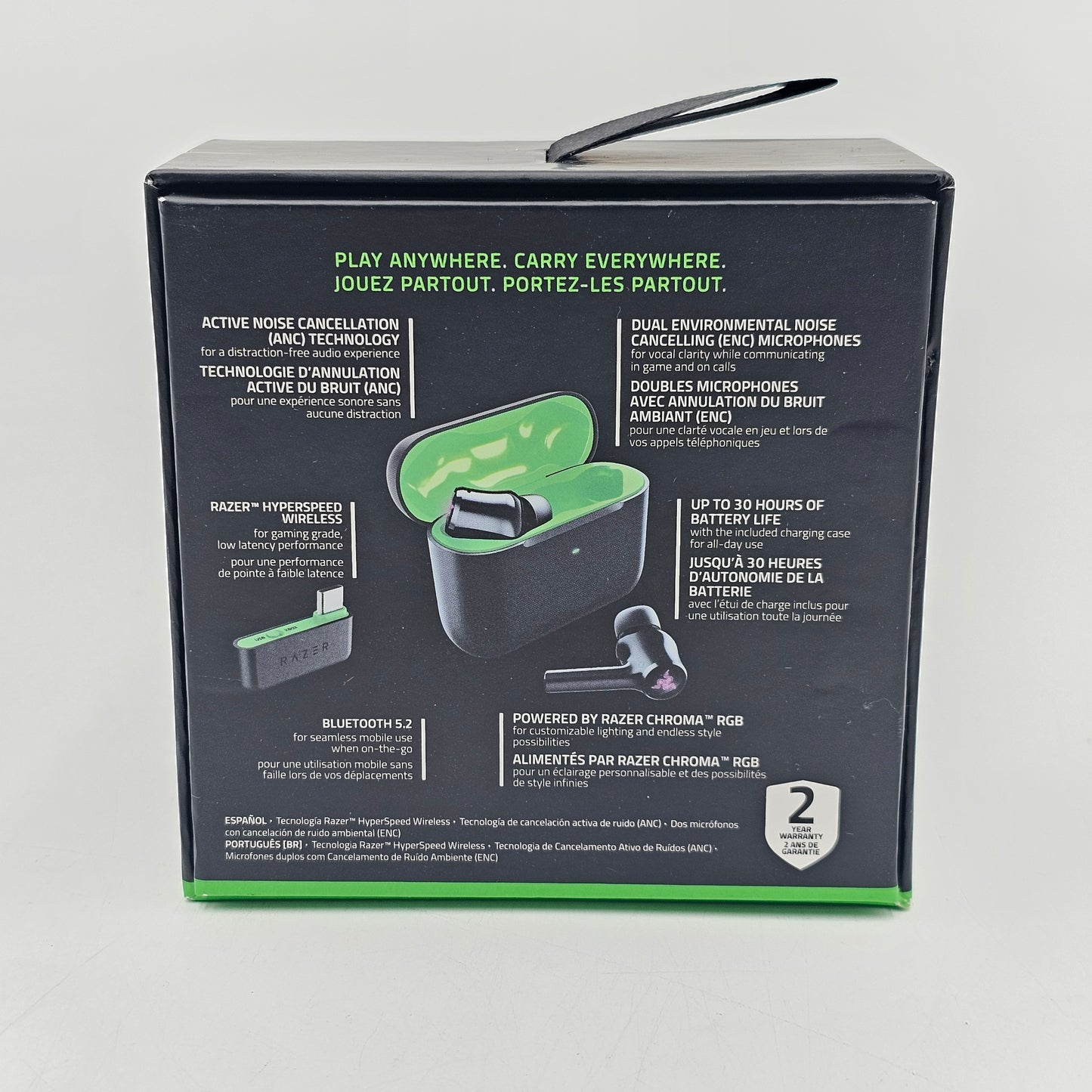 Razer Hammerhead HyperSpeed Wireless Gaming Earbuds RZ12-03820200-R3U1