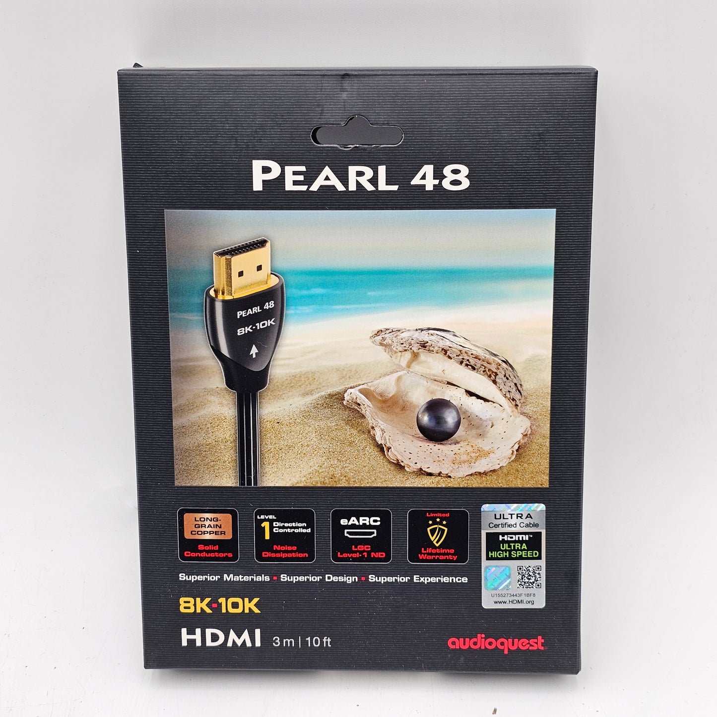 New PEARL 48 8K 10K HDMI 3m 10ft HDM48PEA300 HDMI Cable
