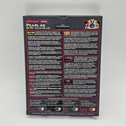 New PEARL 48 8K 10K HDMI 3m 10ft HDM48PEA300 HDMI Cable