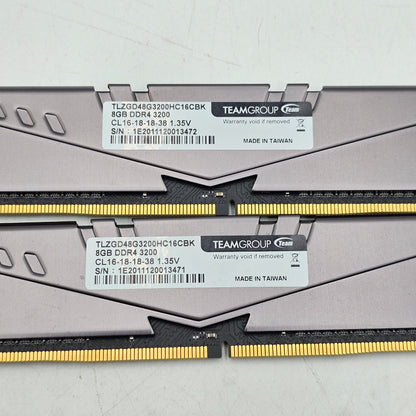 TeamGroup T-Force Vulcan Z 16GB (2x8GB) RAM DDR4 3200MHz CL16-18-18-38