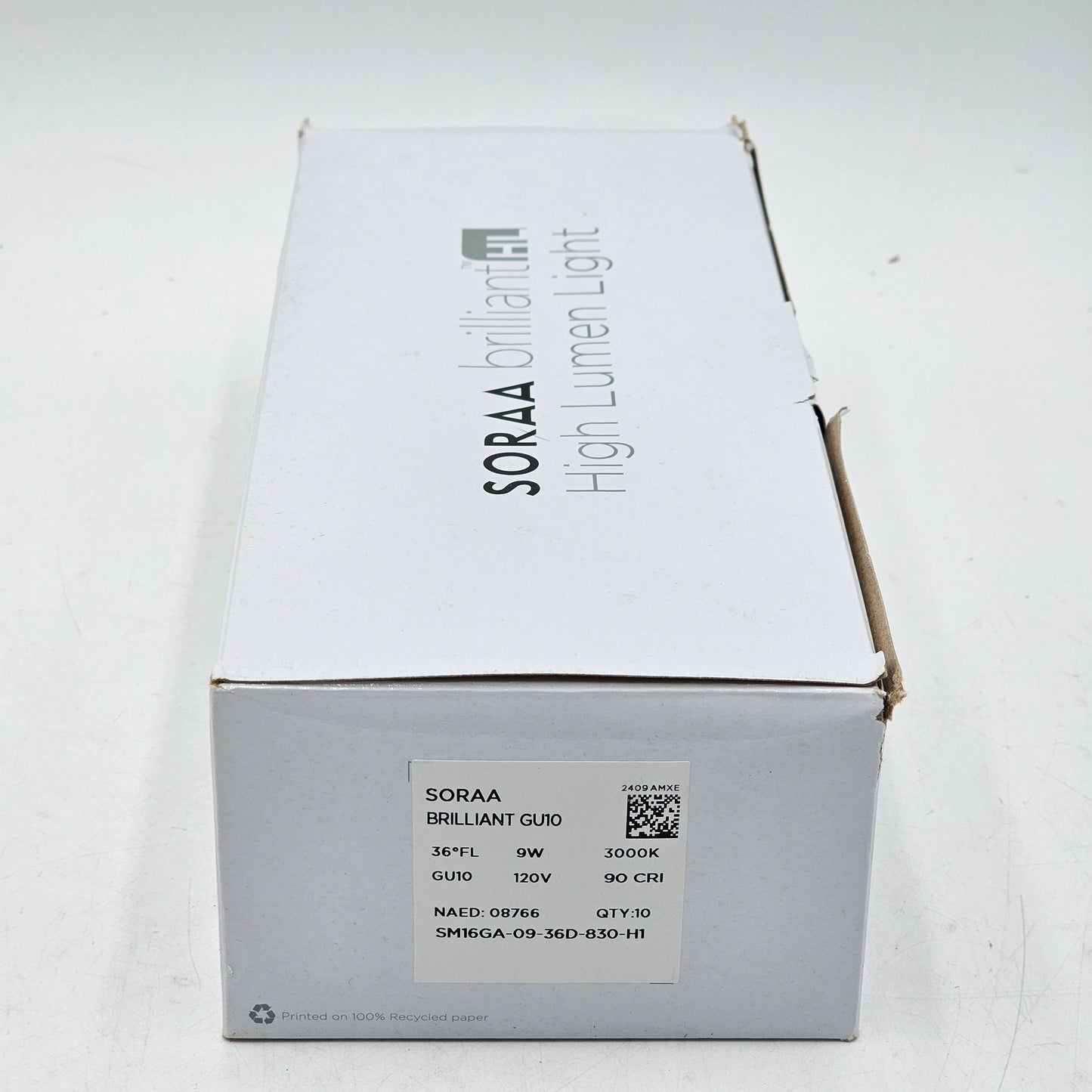 New Sorra Brilliant LED Bulb 9W LED 10 QTY MR16-GU10