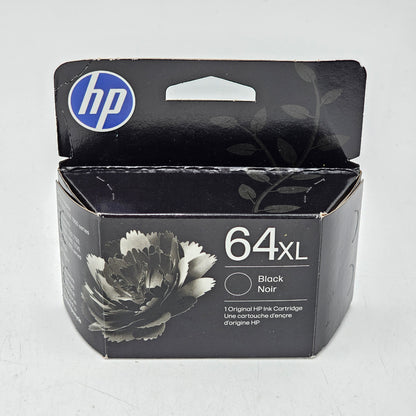 New HP 64XL Black Ink Cartridge N9J92AN#140