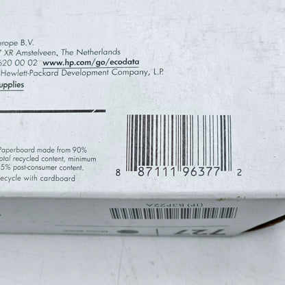 New HP 727 Matte Black Ink Cartridge