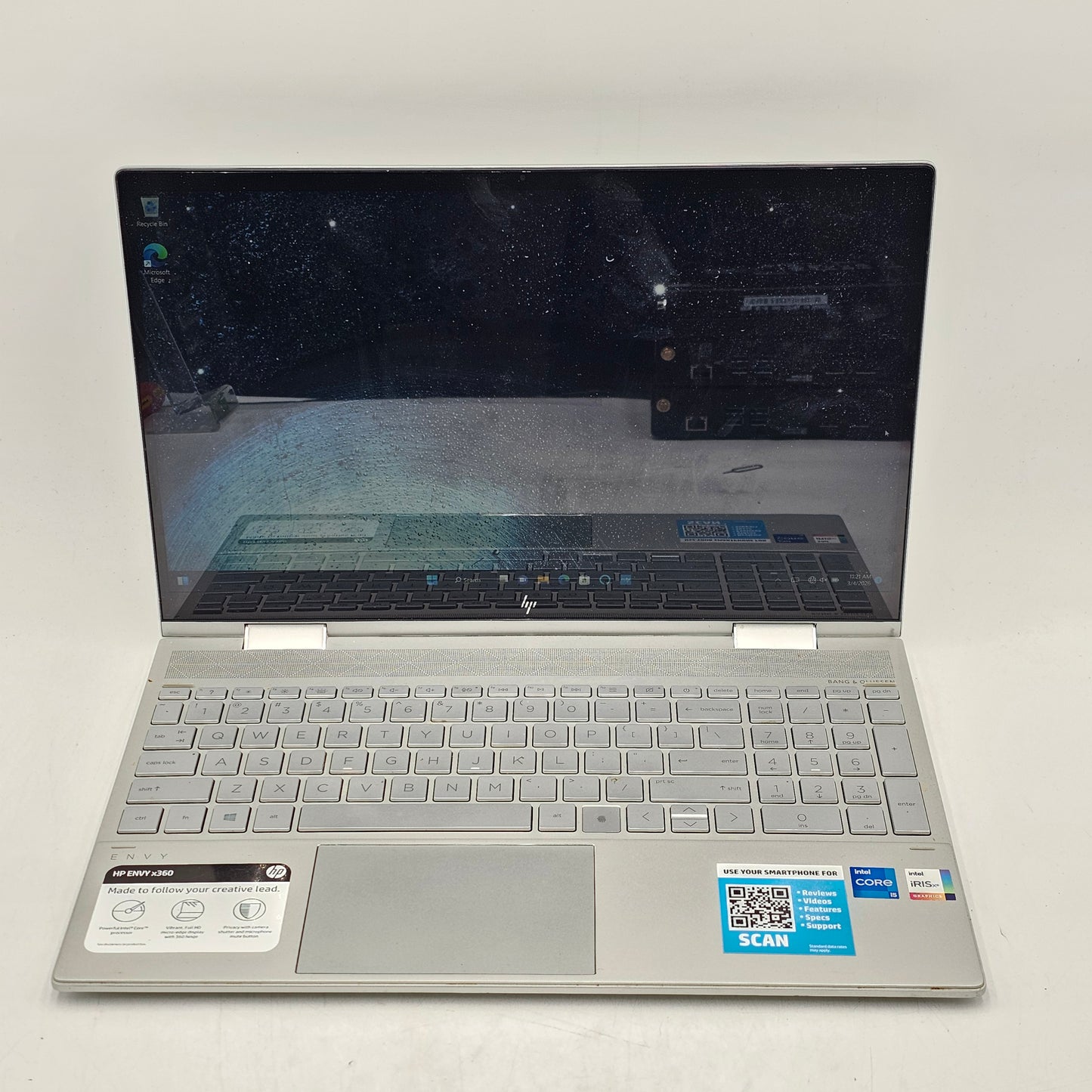 HP Envy x360 15M-ED1013DX 15.6" i5-1135G7 2.4GHz 8GB RAM 256GB SSD