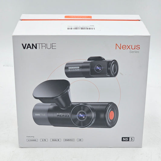 New Vantrue N5S Dash Cam 4 Channel 360 Degree 2.7K
