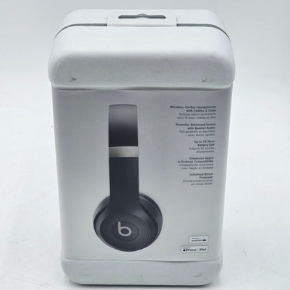 New Beats Solo4 Wireless On-Ear Bluetooth Headphones Black MUW23LL/A