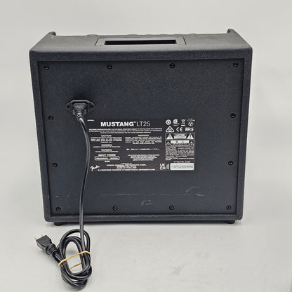 Fender Mustang LT25 25W 120V 1 Channel Sound Amplifier AMPG1US1BLK