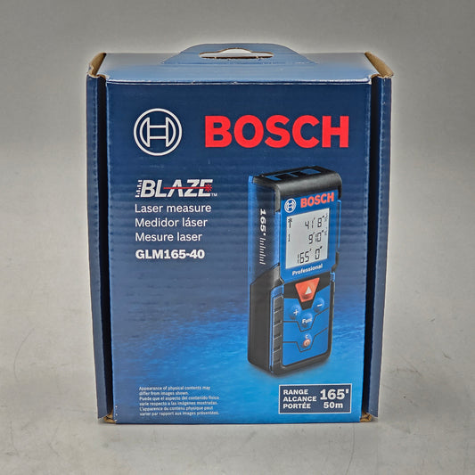 New BOSCH GLM165-40 Laser Measure